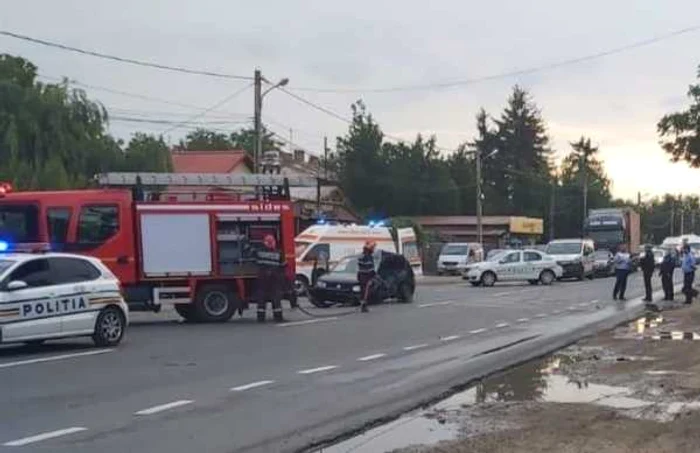 Accidentul a avut loc pe DN2 FOTO IPJ Ialomiţa