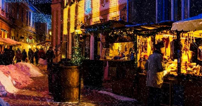 Piaţa Muzeului pare ruptă din poveşti FOTO: I love Cluj, facebook
