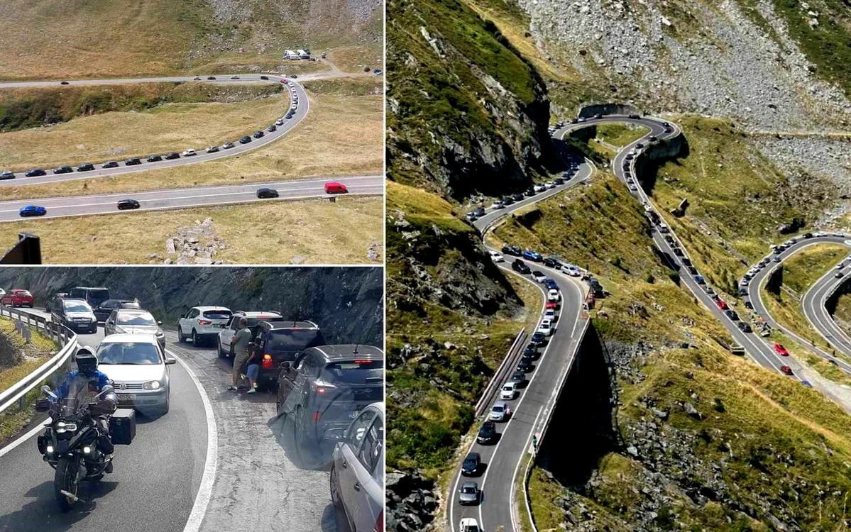 Transfăgărășan în weekend. Sursa: Facebook Maria Mariana, Georgel Murariu