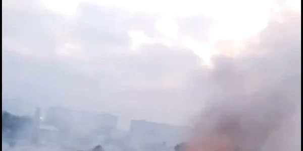 Bila Ţerkva, după atacul cu drone al rușilor Foto Captură video