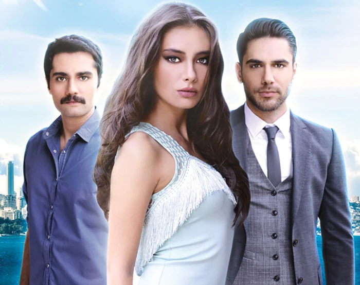 „Un destin la răscruce” este noul serial turcesc de la Kanal D. În rolurile principale: frumoasa Neslihan Atagul și actorii Yunus Emre Yildirimer (în stânga) și Kadir Dogulufoto: Kanal D