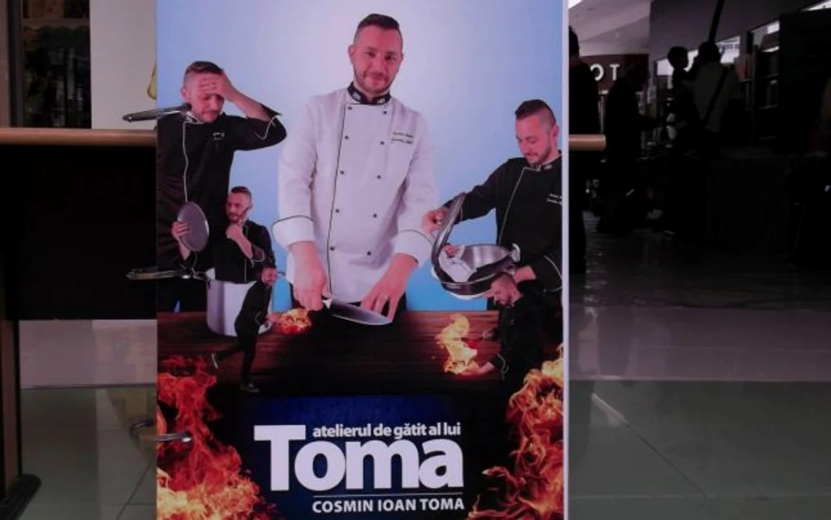 Cartea de bucate îl are ca autor pe Chef Cosmin Toma. (Foto: Dorin Timonea)