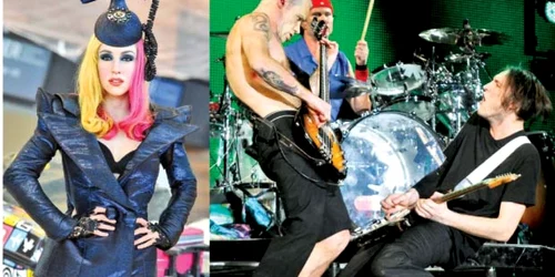 Lady Gaga şi Red Hot Chili Peppers vin pentru prima oară în România