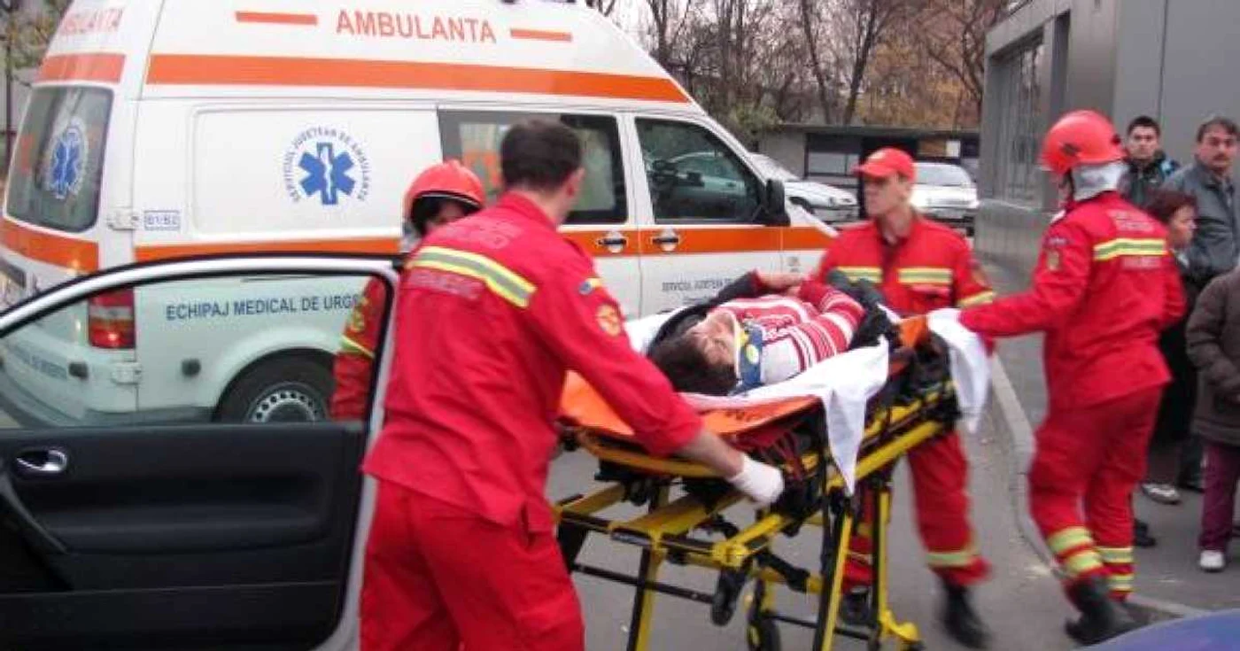 Copilul a fost transportat de urgenţă cu elicopterul, în Timişoara FOTO Adevărul