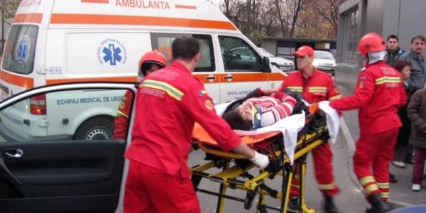 Copilul a fost transportat la spital