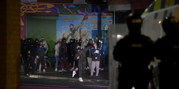 Proteste violente - Belfast - Irlanda de Nord / 7 apr 2021 / FOTO Getty Images