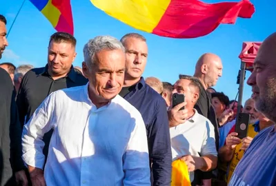 Călin Georgescu la Călugăreni FOTO Facebook / Alina Andreea Stamatiu Ungurianu