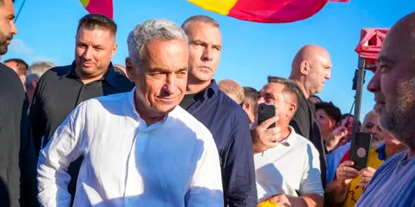 Călin Georgescu la Călugăreni FOTO Facebook / Alina Andreea Stamatiu Ungurianu