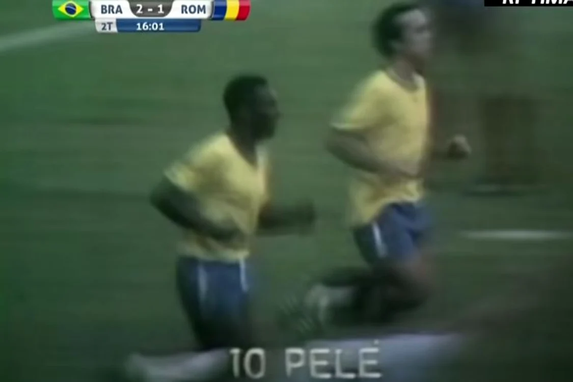 Brazilia-România 1970. FOTO Captură Video  RptimaoTV2