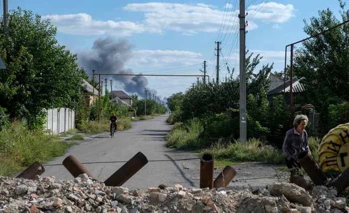 Orașul Bahmut e în pericol să fie capturat de forțele ruse FOTO EPA-EFE