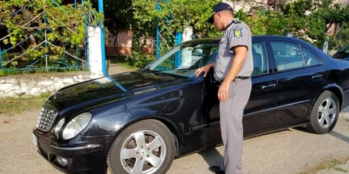 masina confiscata FOTO STPF Mehedinti