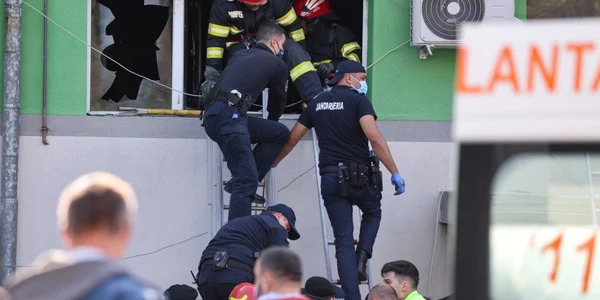 Incendiu Spitalul de Boli Infecţioase Constanţa - 1 oct 2021 / FOTO Inquam Photos / Costin Dincă