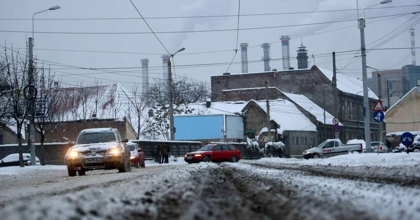 Drumarii din Timişoara au intervenit foarte greu