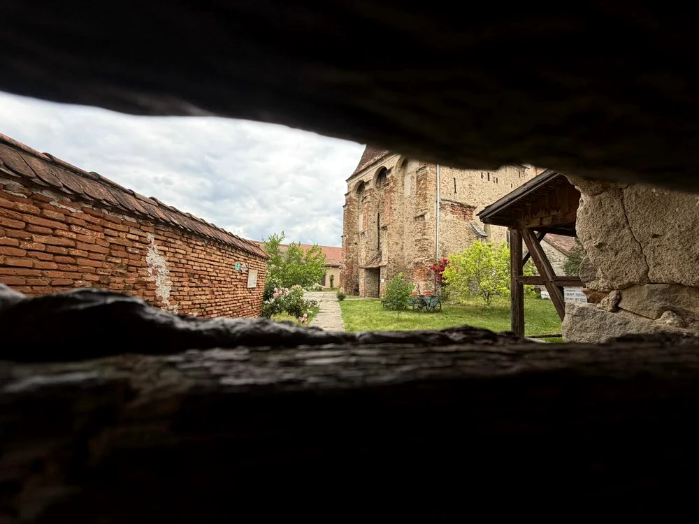 Biserica fortificată de la Axente Sever. Foto: Dan Terteci