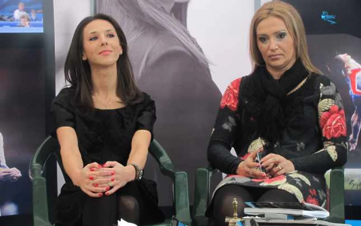 Andreea Răducan alături de fostul ei antrenor - Alice Gheorghiu