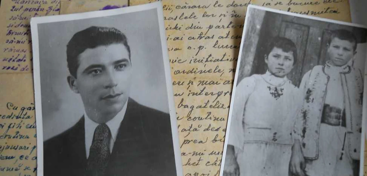 Învăţătorul Nicolae Moldovan (foto stânga) şi scrisori de-ale sale din perioada în care a fost închis la Gherla