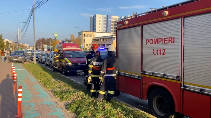 Pompierii au participat la misiunea de salvare FOTO: newsbucovina.ro