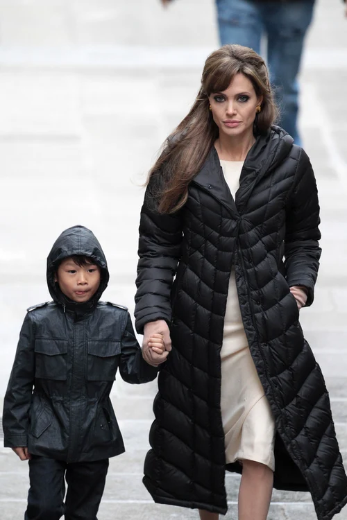 Exclusive   Angelina Jolie And Maddox In Paris jpeg