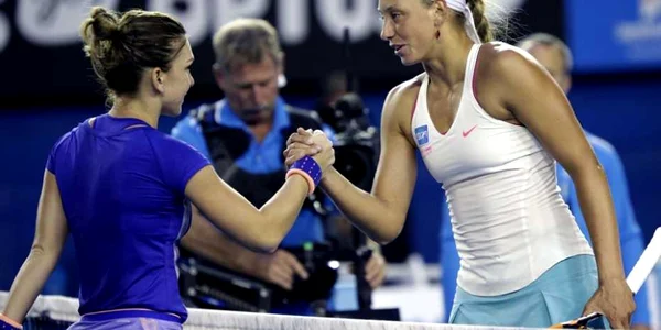 Yanina Wickmayer Simona Halep Australian Open 2015 FOTO AP