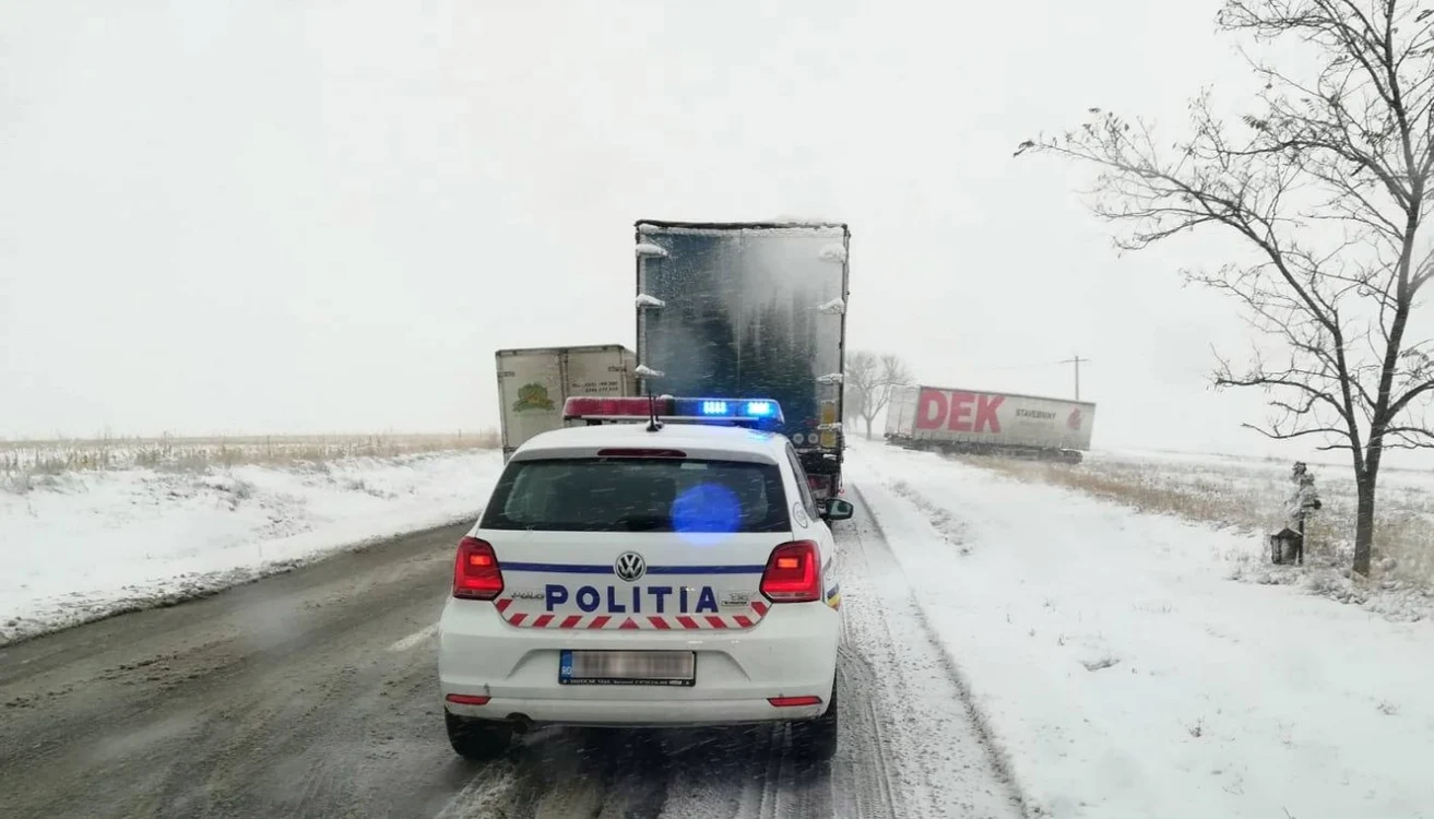 TIR derapat FOTO DRDP Iaşi