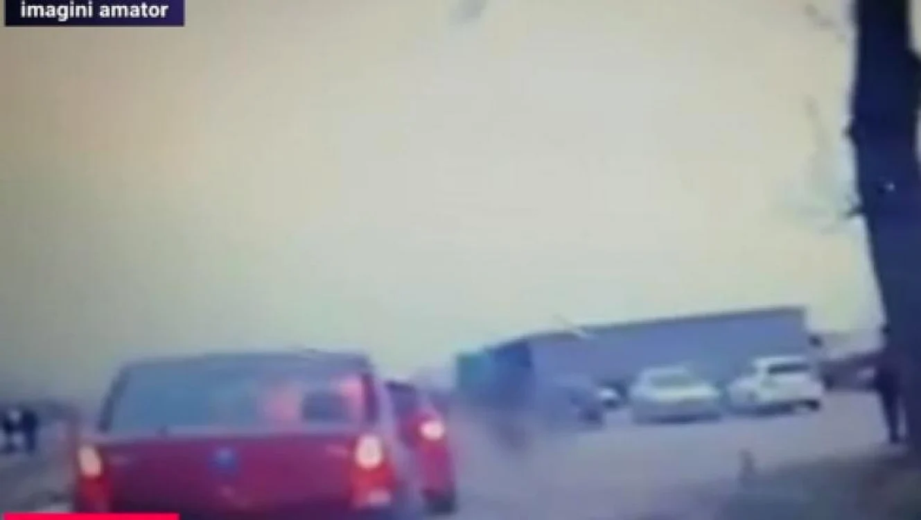 O cameră de bord a filmat accidentul