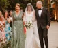 Ana Geoană a fost condusă la altar de ambii părinți. Sursa foto: Instagram Mircea Geoană