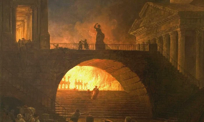 Calendar 18 iulie: Marele incendiu din Roma, în urma căruia împăratul Nero a început persecuțiile împotriva creștinilor jpeg
