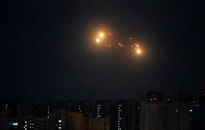 Avioanele poloneze și ale NATO au distrus dronele rusești/FOTO:AFP