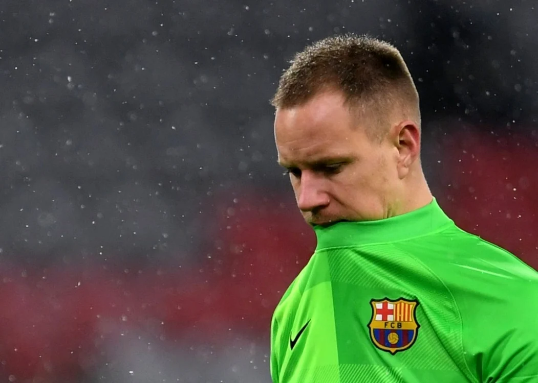 Portarul Barcelonei, ter Stegen, distrus după meciul cu Bayern