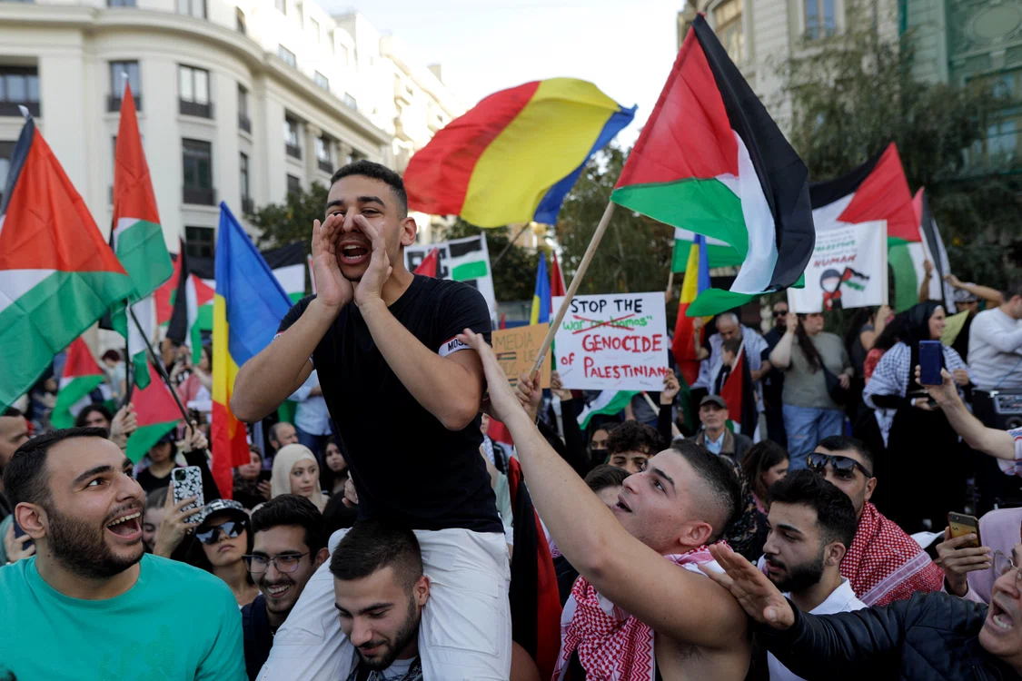 Proteste pro-Palestina. Foto: Inquam Photos