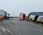 Accidentul cu autobuzul FOTO DRDP Timișoara