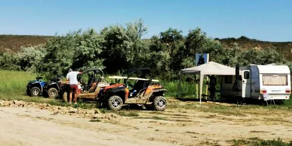 ATV pe plaja Corbu FOTO ARBDD