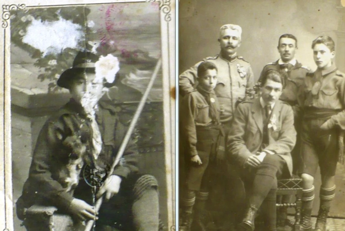 Cercetaşul Gheorghe Petraşcu în 1916 FOTO Muzeul de Istorie Tecuci