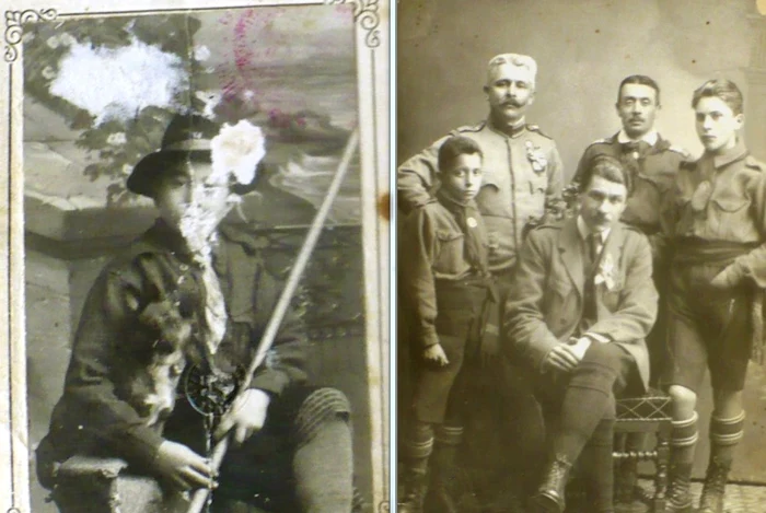 Cercetaşul Gheorghe Petraşcu în 1916 FOTO Muzeul de Istorie Tecuci
