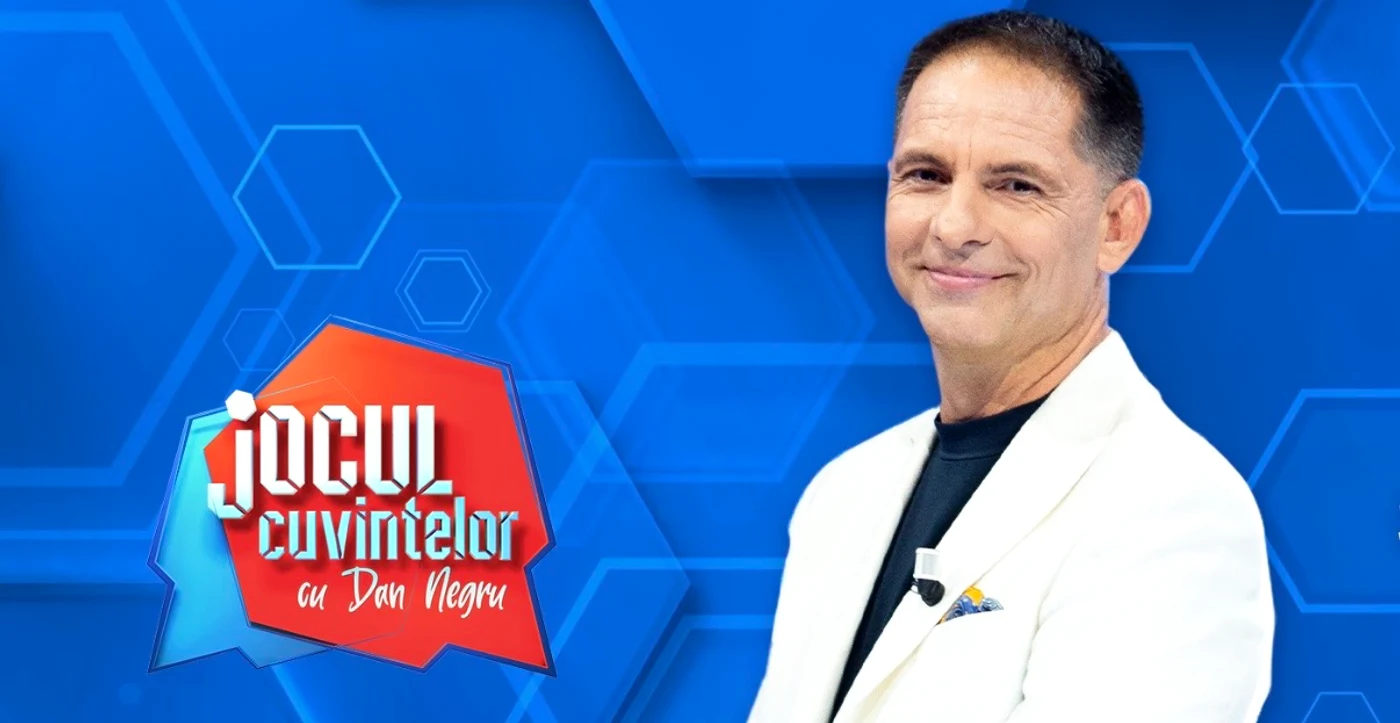 Dan Negru a ajuns la 400 de ediții cu Jocul cuvintelor foto: Kanal D 
