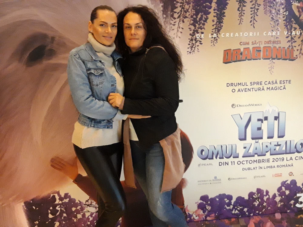 Bianca, alături de mama ei, pe care a văzut-o pentru prima oară la vârsta de 28 de ani
