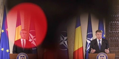 Întâlnirea secretarului general al NATO, Jens Stoltenberg, cu președintele României, Klaus Iohannis, la Cotroceni. FOTO Inquam Photos / Octav Ganea