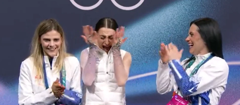 „O reacție de savurat!”. Julia Sauter i-a fermecat pe americani la Olimpiadă. Imaginile virale au ajuns peste Ocean