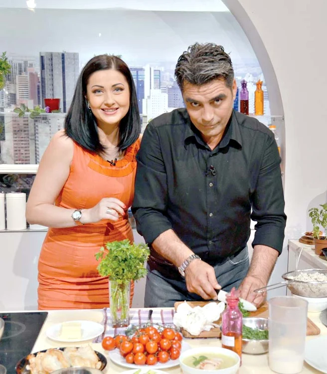 Vedeta şi soţul ei, Marcel Toader, recunosc că sunt gurmanzi