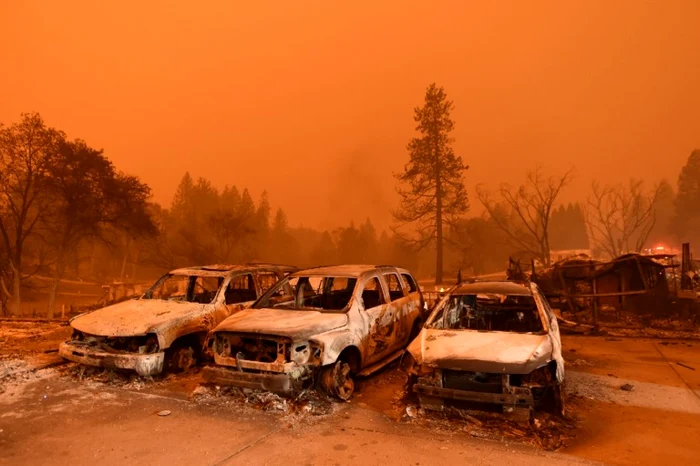 Incendiu in California - Paradise FOTO AFP