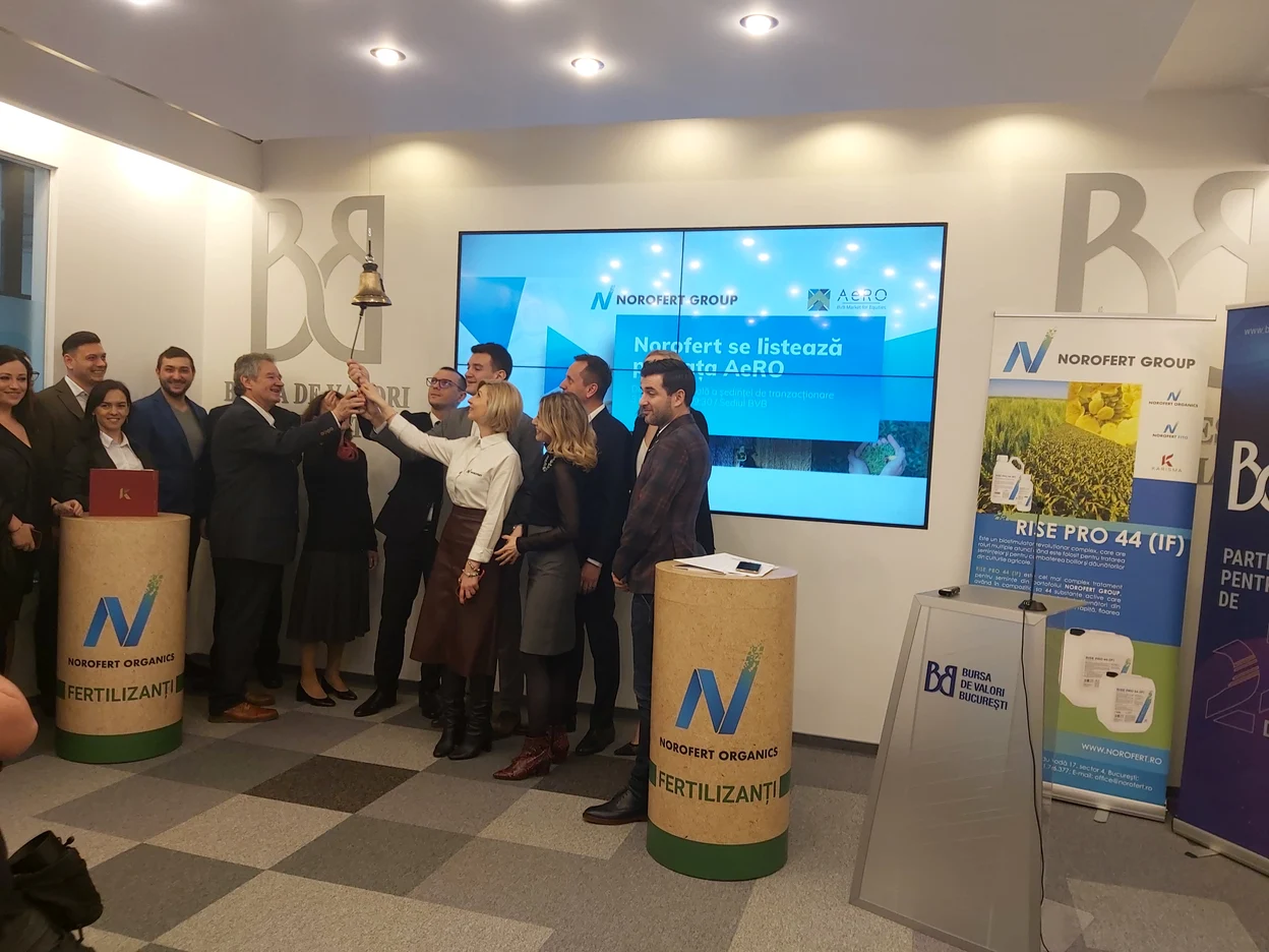 Norofert este prima companie agricolă listată la BVB