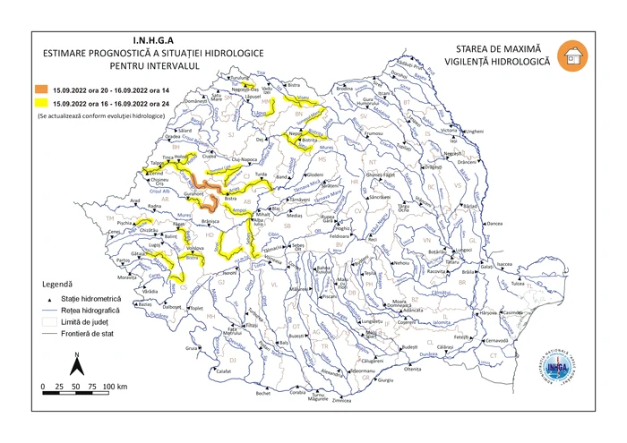 Harta Avertizare hidrologica nr  66 din 15 09 2022 png