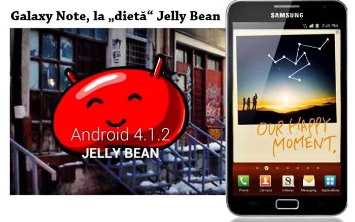 Android 4.1.2 Jelly Bean a început să fie livrat utilizatorilor de Galaxy Note. FOTO Adevărul