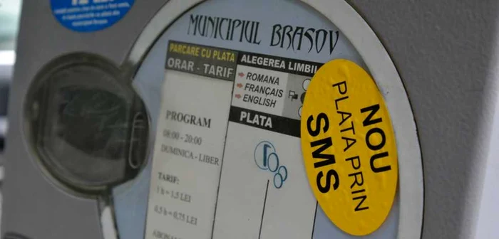 Plata parcării se va face direct la parcometru, dar şi prin SMS sau transfer bancar. FOTOAndrei Paul
