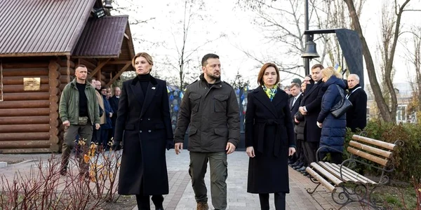 Volodimir Zelenski Maia Sandu FOTO UNIAN jpeg