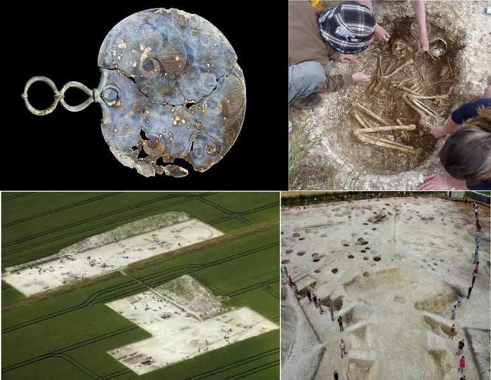 Imagini cu descoperirile arheologice recente Sursă  Bournemouth University via AP