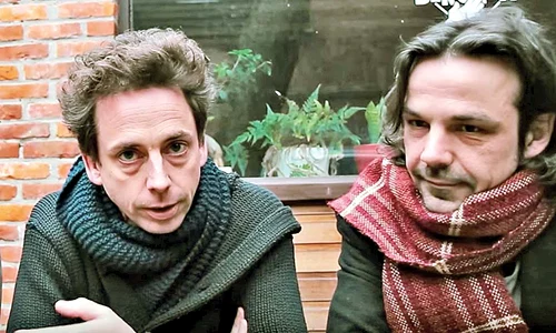 Belgienii Yves Degryse  şi Bart Baele, autorii farsei jpeg