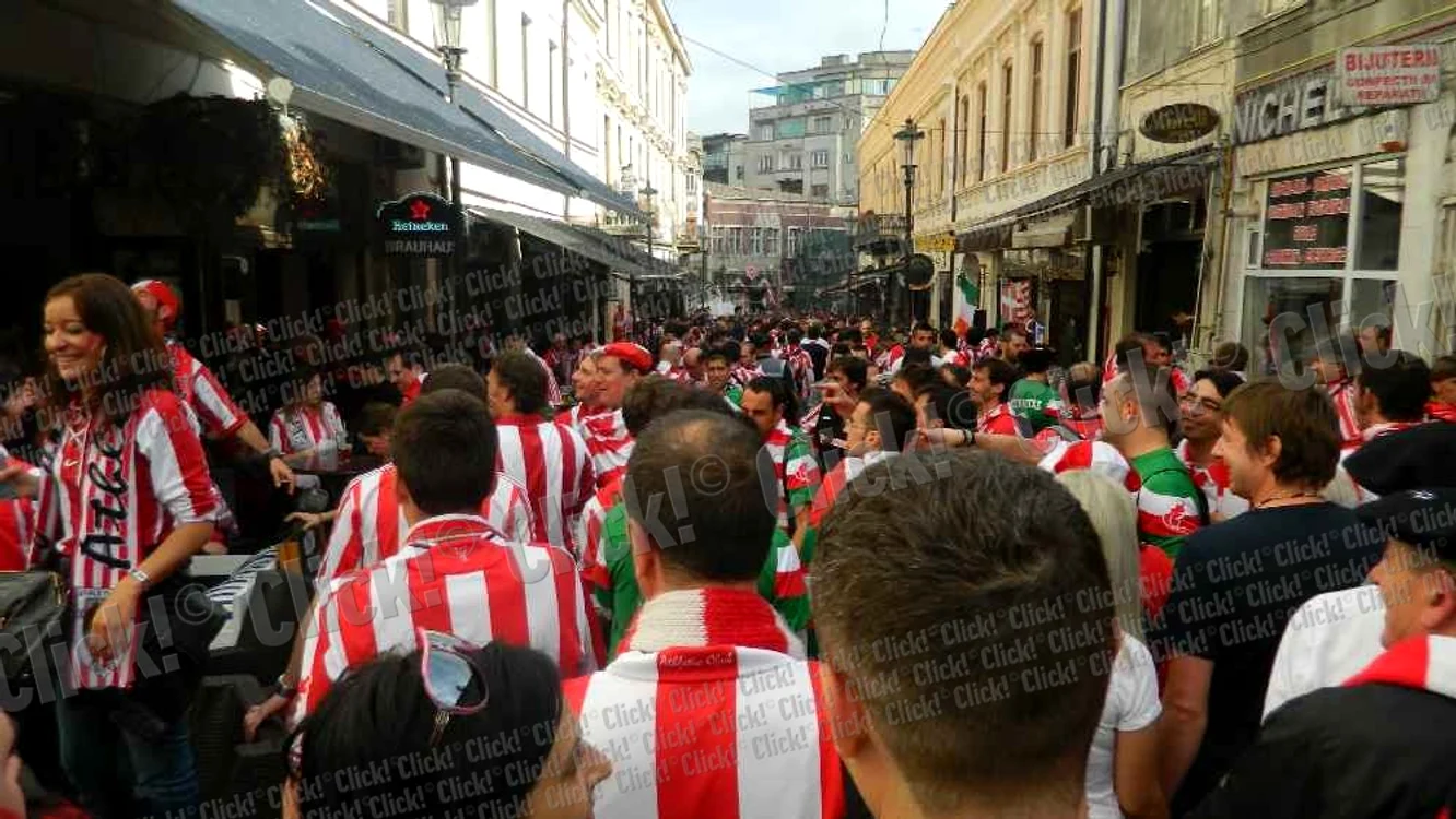 Fanii lui Athletic Bilbao au lăsat dezastru în urmă.