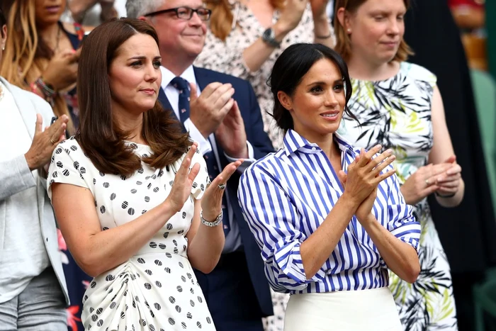 meghan markle si kate middleton la wimbledon 2018 foto getty images