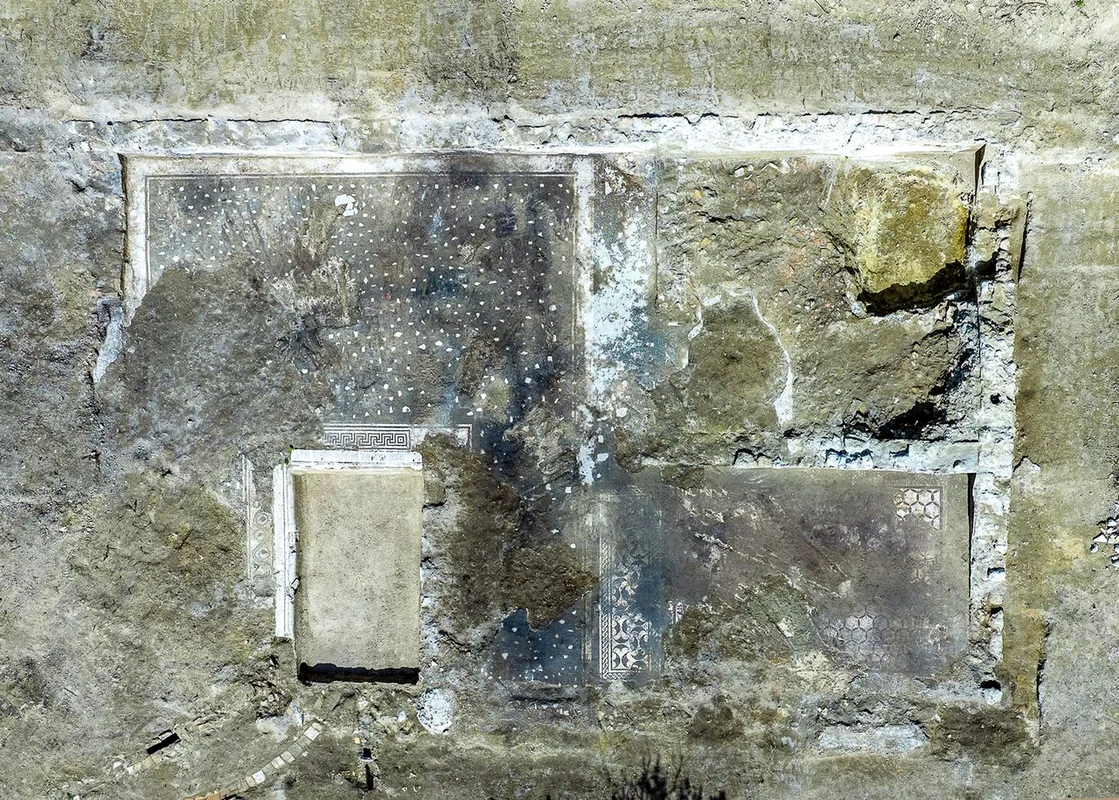 O vilă romană somptuoasă, descoperită la Castel di Guido (© Ministero della Cultura)